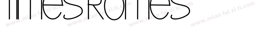 times romes字体转换